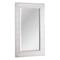 Head West 29" Chrome & White Tile Textured Frame Vanity Mirror